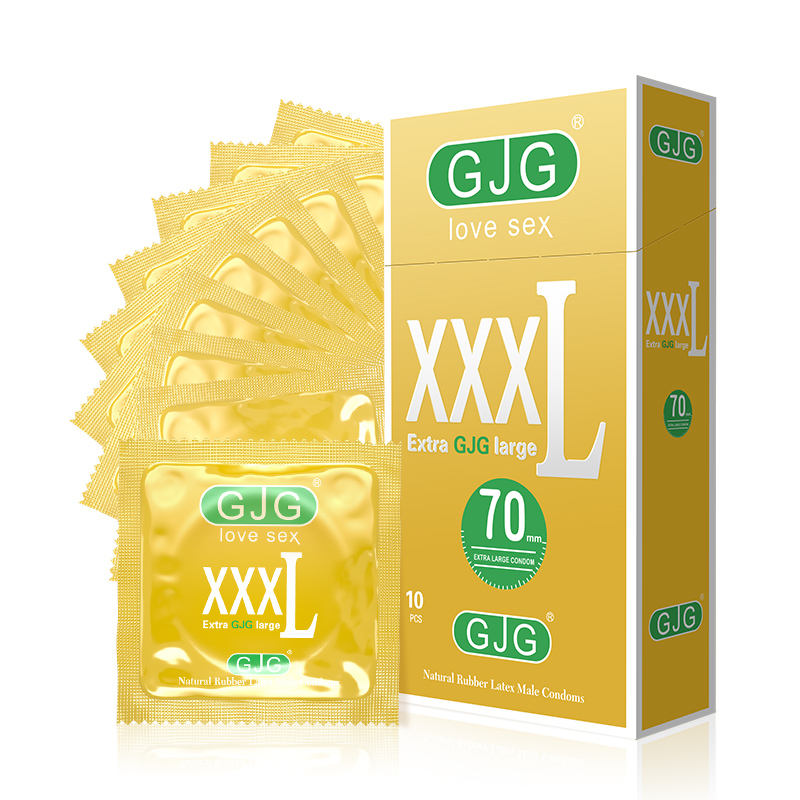047270cc5803e442fe26311318b418d6.png GJG Extra Large 70mm Latex Condoms, Skin-Friendly, Ultra-Thin, Comfort Fit - 10 Pack - Image 1
