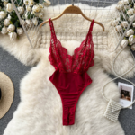 Casual Lace Short Jumpsuits High Waist Tights Jump Suits Ladies Se-xy Dress