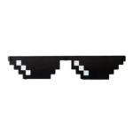 Thug Life 8 Pixelated Sunglasses Men Women Tiktok Eyeglasses Vintage Eyewear - Image 2