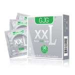 GJG XXL 58mm Extra Large Size Ultra Thin Safety Condoms For Men - 3pcs/Box - Image 2