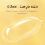 GJG XXL 60mm Big Size Hevvy Oil Lubricated Passionate Condoms -3Pcs Pack - Image 5