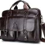 Men's Briefcase Bag Casual Handbag Cow Leather Single Shoulder Cross Body Business Travel Bag Messenger Computer Bag for men