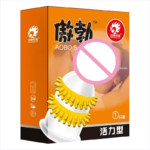 AOBO Special-shaped Chinese Fun Condoms - 5 Pcs - Image 6