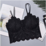 Chic Triangle Lace Bra Ladies Se-xy Comfortable Solid Color Brassiere T-shirt Lace Bra Bikini Style - Image 2