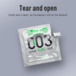 GJG 003 Ultra-Thin Dotted Latex Condoms with SABS Certificate Male Condoms - 3pcs Pack - Image 4