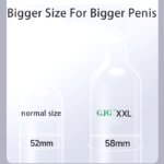 GJG XXL 58mm Extra Large Size Ultra Thin Safety Condoms For Men - 3pcs/Box - Image 5