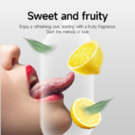 GJG Lemon-Flavored Adult Disposable Latex Ultra-Thin Delay Feature Condoms - 3pcs-Pack - Image 3