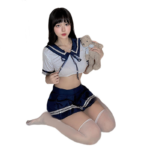 Cosplay Underwear Set Se-xy Schoolgirl Costume Women Uniform Temptation JK Lace Mini Skirt+Bow Top - Image 3
