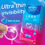GJG Ultra-Thin Premium Lubricated 52mm Condoms -10pcs/Box
