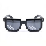 Thug Life Sunglasses, Men Women Glass 8 Bit Pixel Mosaic Glasses