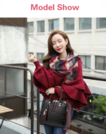 Fashion Large Capacity Ladies Everything Out of The Street Handbag Shoulder Crossbody Bag - Black - Image 4