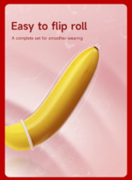 GJG 001 Red Ultra-thin and smooth Condoms - 3Pcs Pack - Image 5