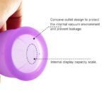 AEIOU 100% Platinum Grade Silicone CE Approved Women Reusable Menstrual Cup for Women | Green | Purple | Pink | Small Size | Large Size | Pad - Image 4