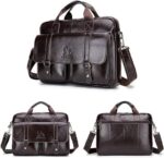 Men's Briefcase Bag Casual Handbag Cow Leather Single Shoulder Cross Body Business Travel Bag Messenger Computer Bag for men - Image 3