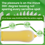 GJG Natural Rubber Latex Male Condom with Spikes Thorns Dotted Condoms - 10Pcs/Box - Image 5
