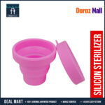 Portable & Reusable Food-Grade Silicone Folding Water Cup for Menstrual Cup Sterilizer