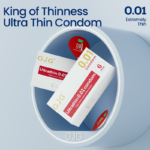GJG Ultra-Thin 0.01mm Polyurethane New and Safe Personalized Condoms - 6Pcs/Box - Image 3