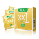 GJG XXL 60mm Big Size Hevvy Oil Lubricated Passionate Condoms -3Pcs/Box