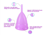 iCare Collapsible 100% Medical Silicone Foldable Reusable Organic Menstrual Cup for Women | Pink | 12 ML | 30 ML | Small Size | Large Size | Pad - Image 2
