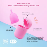 Womens Period Menstrual Cup Sterilizer Portable Storage Case (Only Case) - Image 3