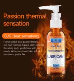 GJG Play Lube | Heat Sensation Flavored / Warming / Tingling Lubricant Gel for Men & Women- 80ml | Made In China - Image 3