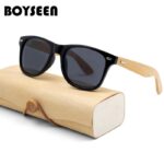 BOYSEEN Retro Wood Bamboo Men Sunglass - Sun Glass For Men - Image 2