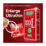 GJG XXXL 72mm Ultra Big Size Magic Magnum Ultra-Thin Condoms For Crazy Men's - 10 Pcs/Box
