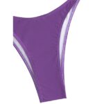 Spicy Butterfly Purple Split Swimsuit Female Bikini Triangle Beach Resort Dress - Image 6