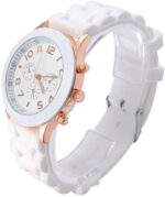 Hot Sales Geneva Brand Silicone Women Watch Ladies Fashion Dress Quartz Wristwatch - Image 4