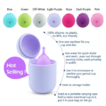 Womens Period Menstrual Cup Sterilizer Portable Storage Case (Only Case) - Image 2