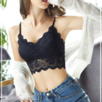 Chic Triangle Lace Bra Ladies Se-xy Comfortable Solid Color Brassiere T-shirt Lace Bra Bikini Style - Image 3