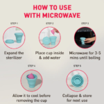 Portable & Reusable Food-Grade Silicone Folding Water Cup for Menstrual Cup Sterilizer - Image 7