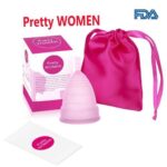 Pretty Women Medical Grade Silicone Menstrual Cup  for Women | Small Size | Large Size | Pad