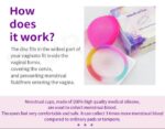 AEIOU 100% Platinum Grade Medical Silicon Reusable Menstrual Cup Medical Production Line Case  for Women | Size Disc  | Purple | 60 ML | Large Size | Pad - Image 6