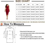 Elegant V-NECK Knee Length Sheath Dress - Blue - Image 4