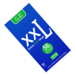 GJG XXL 56mm Size Ultra-Sensitive Ultimate Passionate Contraception Condoms - 10 Pcs