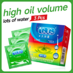 GJG10 Classic Series Thin Large Double Layer Lubrication Condoms - 3pcs/Box
