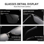 Vintage Anti-Reflective Mirror Men Outdoor Polarized Uv400 Sunglasses - Image 2