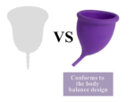 Aeiou Brand Medical Grade Silicone Case Reusable Transparent Organic Menstrual Cup for Women With Brand Box | Large Size | Small Size | Pad - Image 4
