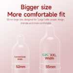 GJG XXL Big Size Contraception Latex Thin Delay Condoms-10Pcs/Box - Image 3