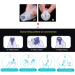 AEIOU Eco Friendly Feminine Sterilising Period Cup Female Hygiene Women Organic Menstrual Cups with Tube Box for Women | Purple | Large Size | Small Size | Pad - Image 5