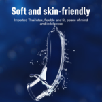 GJG 003 Ultra-Thin Dotted Latex Condoms with SABS Certificate Male Condoms - Blue 3pcs Pack - Image 4