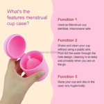 Womens Period Menstrual Cup Sterilizer Portable Storage Case (Only Case) - Image 4