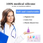 iCare Collapsible 100% Medical Silicone Foldable Reusable Organic Menstrual Cup for Women | Pink | 12 ML | 30 ML | Small Size | Large Size | Pad - Image 5
