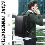 WILLIAMPOLO Lather Slim 15.6 inch Laptop Backpack - Image 2