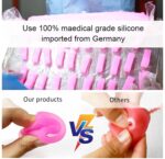 AEIOU 100% Platinum Grade Silicone CE Approved Women Reusable Menstrual Cup for Women | Green | Purple | Pink | Small Size | Large Size | Pad - Image 5