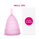 Pretty Women Medical Grade Silicone Menstrual Cup  for Women | Small Size | Large Size | Pad