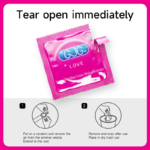GJG Bold Love Ultra-Thin Texture Pure Long Timing Adult Lubrication Condoms - 10pcs/Box - Image 5