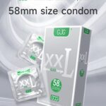 GJG XXL 58mm Ultra-Thin Safety Dotted Condoms for Mens Sleeves - 10 Pcs/Box