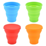 Portable & Reusable Food-Grade Silicone Folding Water Cup for Menstrual Cup Sterilizer - Image 4